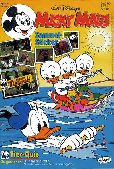 Cover for Micky Maus (Egmont Ehapa, 1951 series) #32/1990