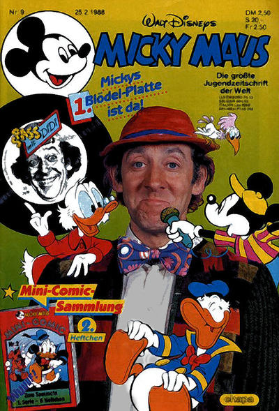 Cover for Micky Maus (Egmont Ehapa, 1951 series) #9/1988