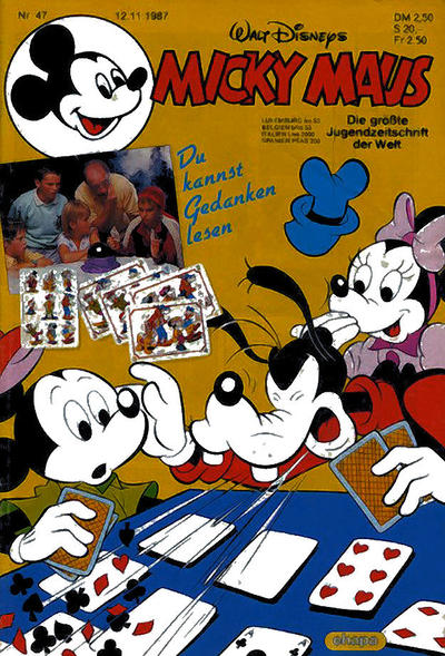 Cover for Micky Maus (Egmont Ehapa, 1951 series) #47/1987
