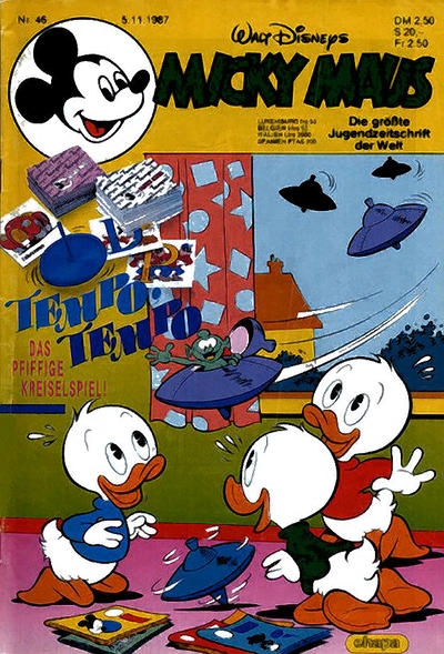 Cover for Micky Maus (Egmont Ehapa, 1951 series) #46/1987