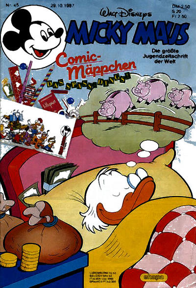 Cover for Micky Maus (Egmont Ehapa, 1951 series) #45/1987