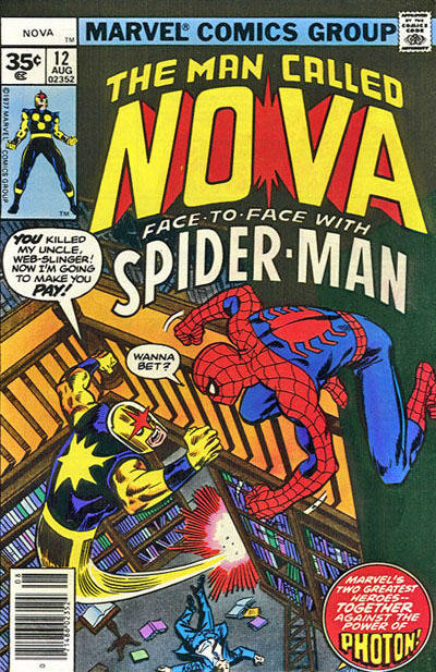 Cover for Nova (Marvel, 1976 series) #12 [35¢]