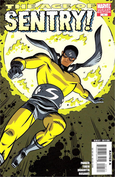 Cover for The Age of the Sentry (Marvel, 2008 series) #1 [Variant Edition]