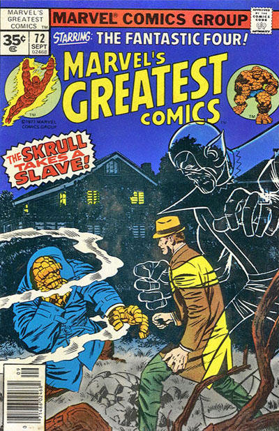 Cover for Marvel's Greatest Comics (Marvel, 1969 series) #72 [35¢]