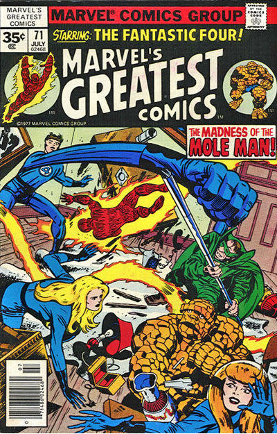 Cover for Marvel's Greatest Comics (Marvel, 1969 series) #71 [35¢]