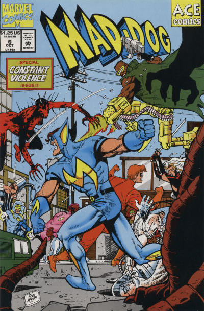 Cover for Mad-Dog (Marvel, 1993 series) #6
