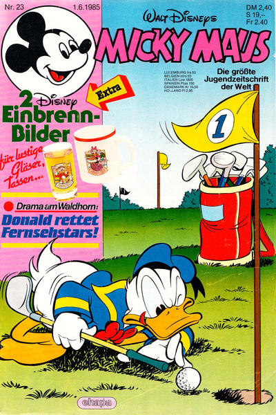 Cover for Micky Maus (Egmont Ehapa, 1951 series) #23/1985
