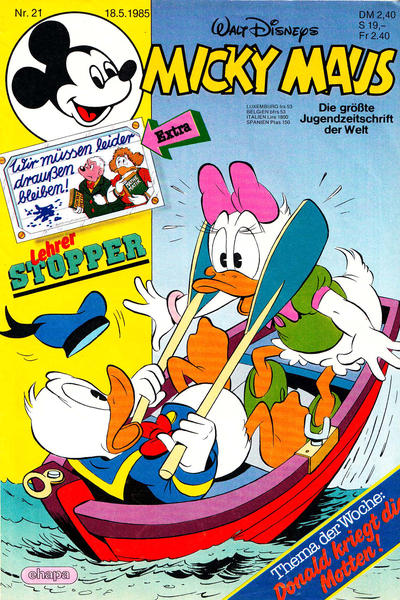 Cover for Micky Maus (Egmont Ehapa, 1951 series) #21/1985