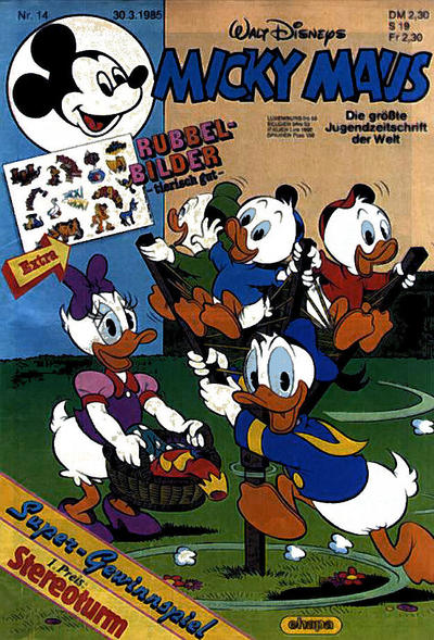 Cover for Micky Maus (Egmont Ehapa, 1951 series) #14/1985
