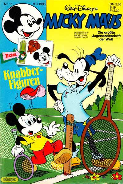 Cover for Micky Maus (Egmont Ehapa, 1951 series) #11/1985