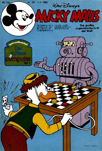 Cover for Micky Maus (Egmont Ehapa, 1951 series) #20/1980