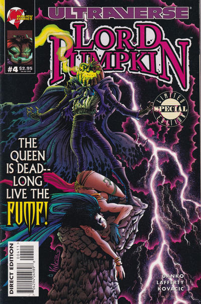 Cover for Lord Pumpkin / Necromantra (Malibu, 1995 series) #4 [Lord Pumpkin Cover]