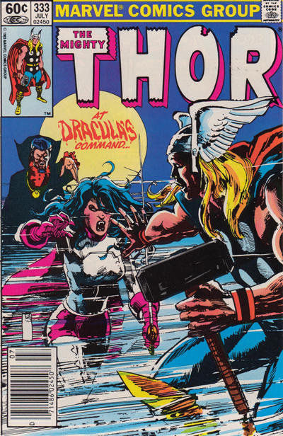 Cover for Thor (Marvel, 1966 series) #333 [Newsstand]