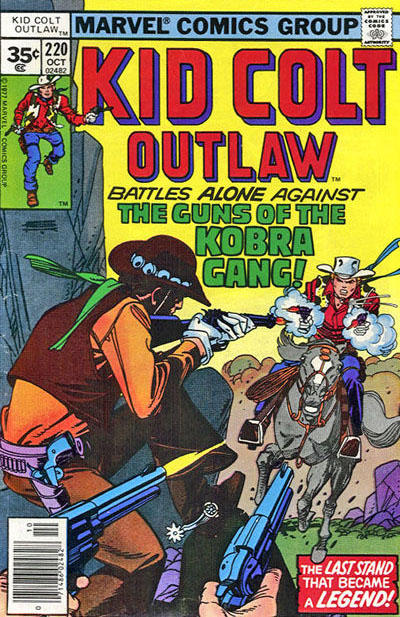 Cover for Kid Colt Outlaw (Marvel, 1949 series) #220 [35¢]