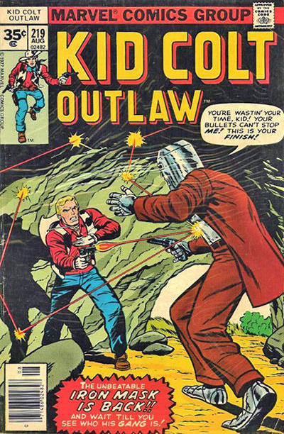 Cover for Kid Colt Outlaw (Marvel, 1949 series) #219 [35¢]