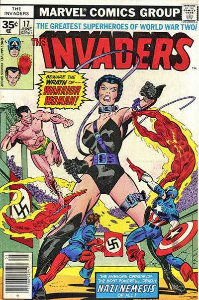 Cover for The Invaders (Marvel, 1975 series) #17 [35¢]