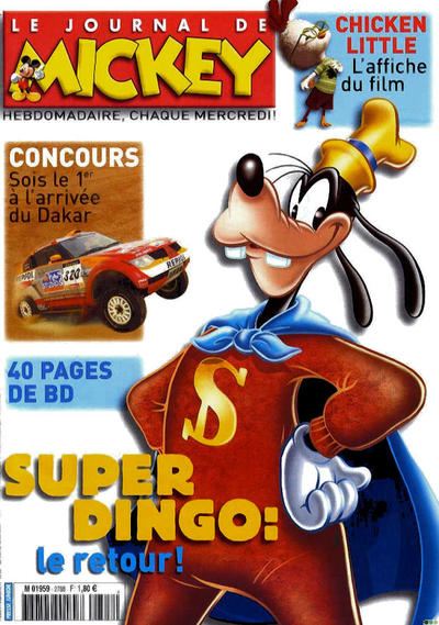 Cover for Le Journal de Mickey (Hachette, 1952 series) #2788