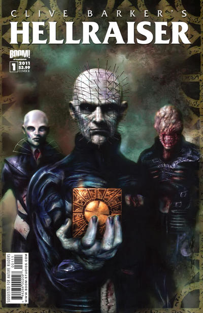Cover for Clive Barker's Hellraiser (Boom! Studios, 2011 series) #1 [Cover B]