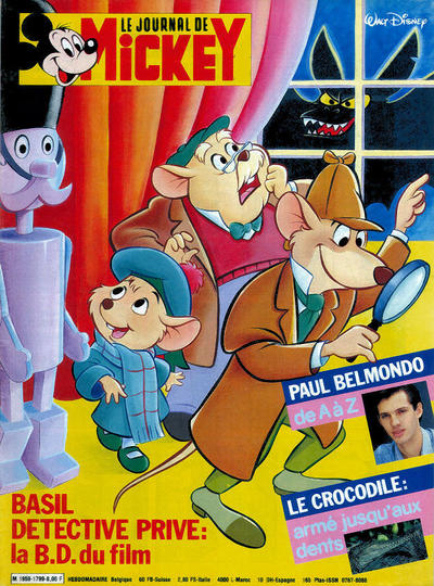 Cover for Le Journal de Mickey (Hachette, 1952 series) #1799