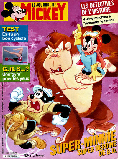 Cover for Le Journal de Mickey (Hachette, 1952 series) #1796