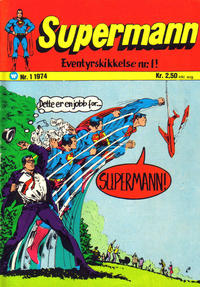 Cover Thumbnail for Supermann (Illustrerte Klassikere / Williams Forlag, 1969 series) #1/1974