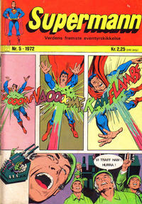 Cover Thumbnail for Supermann (Illustrerte Klassikere / Williams Forlag, 1969 series) #5/1972