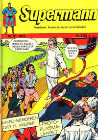 Cover Thumbnail for Supermann (Illustrerte Klassikere / Williams Forlag, 1969 series) #12/1972