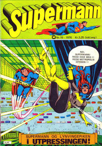 Cover Thumbnail for Supermann (Illustrerte Klassikere / Williams Forlag, 1969 series) #10/1976