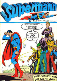 Cover Thumbnail for Supermann (Illustrerte Klassikere / Williams Forlag, 1969 series) #2/1976