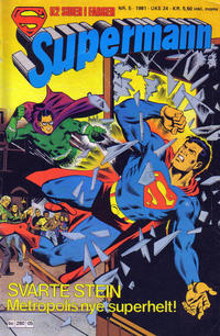 Cover Thumbnail for Supermann (Semic, 1977 series) #5/1981