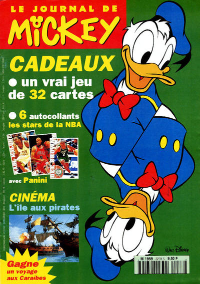Cover for Le Journal de Mickey (Hachette, 1952 series) #2278