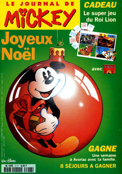 Cover for Le Journal de Mickey (Hachette, 1952 series) #2218