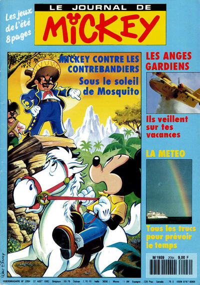 Cover for Le Journal de Mickey (Hachette, 1952 series) #2094