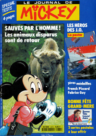 Cover for Le Journal de Mickey (Hachette, 1952 series) #2070