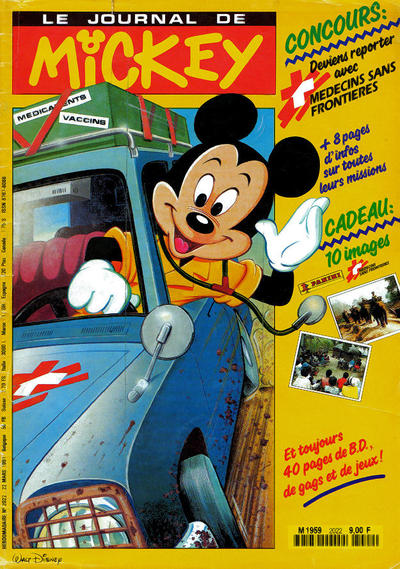 Cover for Le Journal de Mickey (Hachette, 1952 series) #2022