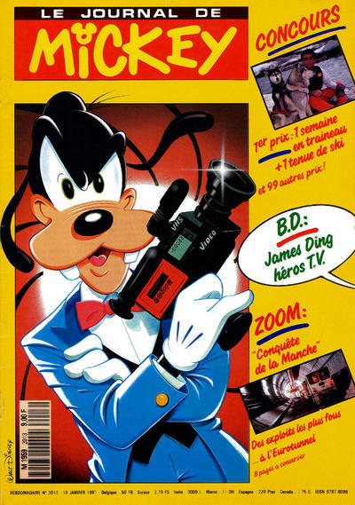 Cover for Le Journal de Mickey (Hachette, 1952 series) #2013