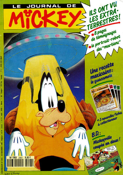 Cover for Le Journal de Mickey (Hachette, 1952 series) #2003