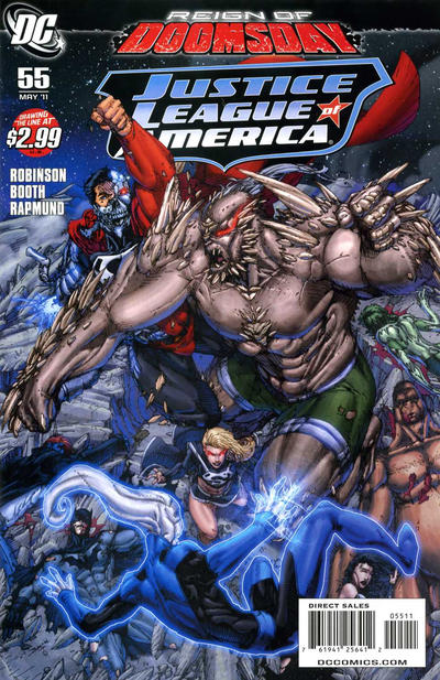 Cover for Justice League of America (DC, 2006 series) #55 [Direct Sales]