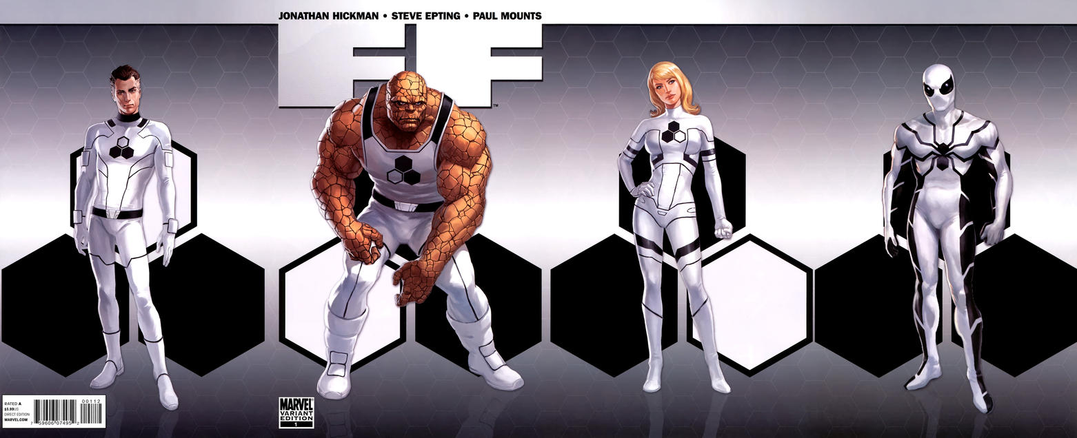 Cover for FF (Marvel, 2011 series) #1 [Djurdjevic Gatefold Variant]