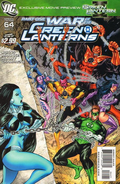 Cover for Green Lantern (DC, 2005 series) #64 [Tyler Kirkham Cover]