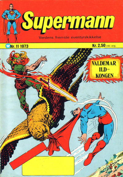 Cover for Supermann (Illustrerte Klassikere / Williams Forlag, 1969 series) #11/1973