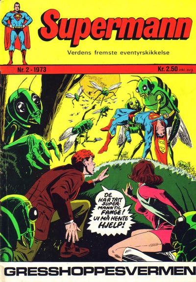 Cover for Supermann (Illustrerte Klassikere / Williams Forlag, 1969 series) #2/1973