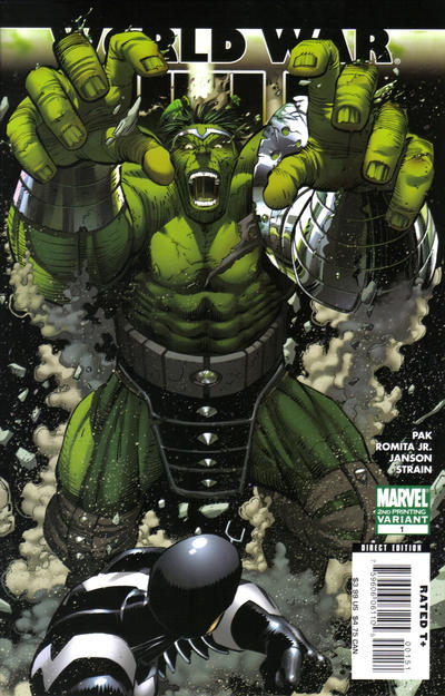 Cover for World War Hulk (Marvel, 2007 series) #1 [Second Printing]