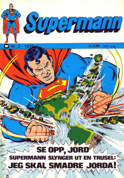 Cover for Supermann (Illustrerte Klassikere / Williams Forlag, 1969 series) #2/1975
