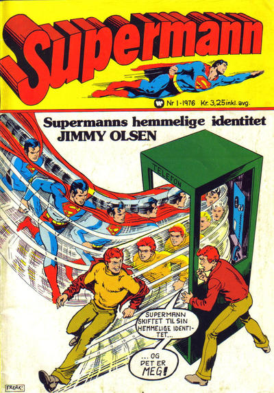 Cover for Supermann (Illustrerte Klassikere / Williams Forlag, 1969 series) #1/1976