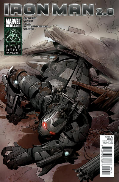 Cover for Iron Man 2.0 (Marvel, 2011 series) #2