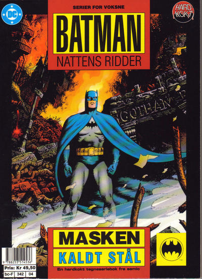 Cover for Batman - Nattens Ridder (Semic, 1992 series) #[4] - Masken; Kaldt stål