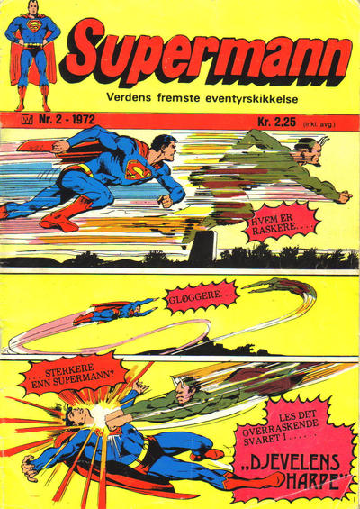 Cover for Supermann (Illustrerte Klassikere / Williams Forlag, 1969 series) #2/1972