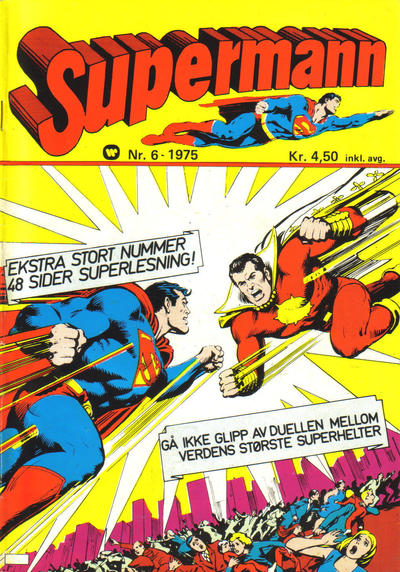 Cover for Supermann (Illustrerte Klassikere / Williams Forlag, 1969 series) #6/1975