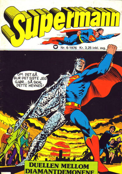 Cover for Supermann (Illustrerte Klassikere / Williams Forlag, 1969 series) #6/1976